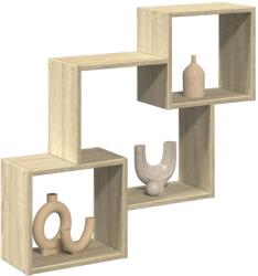 vidaXL sonoma tölgy színű szerelt fa faliszekrény 78 x 18 x 71 cm (854807)