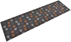 vidaXL mosható tappancsmintás bársony konyhaszőnyeg 45 x 150 cm (136573)