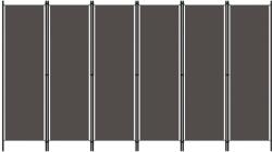 vidaXL antracitszürke 6 paneles paraván 300 x 180 cm (320729)