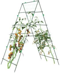 vidaXL 3 db A-alakú acél kerti rács kúszónövényekhez (3281501)
