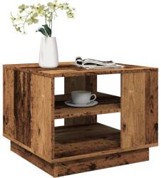 vidaXL antik fa színű szerelt fa dohányzóasztal 55 x 55 x 42 cm (856802)