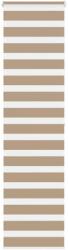 vidaXL zebrafüggönnyel homokbarna szövetszélesség 55, 9 cm poliészter (4014565)