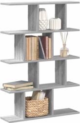 vidaXL szürke sonoma színű szerelt fa fali kockapolc 12 rekeszes színű (860018)