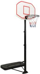 vidaXL fehér polietilén kosárlabda állvány 258-363 cm (93648)
