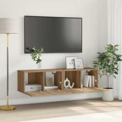 vidaXL TV szekrény garnitúra 2 pcs Barna 60 x 30 x 30 cm Faanyag (875168)