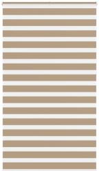 vidaXL zebrafüggönnyel homokbarna szövetszélesség 120, 9 cm poliészter (4014604)