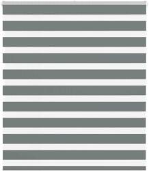 vidaXL zebrafüggönnyel sötét szürke szövetszélesség 130, 9cm poliészter (4014112)