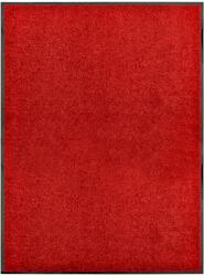 vidaXL piros mosható lábtörlő 90 x 120 cm (323424)