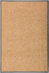 vidaXL krémszínű kimosható lábtörlő 60 x 90 cm (323464)