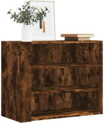 vidaXL füstös tölgy színű szerelt fa faliszekrény 75 x 35 x 60 cm (848420)