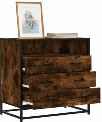 vidaXL füstös tölgy szerelt fa fiókos szekrény 70x41x70 cm (849086)