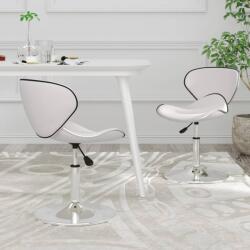 vidaXL 2 db fehér műbőr étkezőszék (335119)