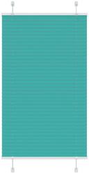 vidaXL pliszírozott redőny Benzinzöld 70x100 cm szövetszélesség (4015375)