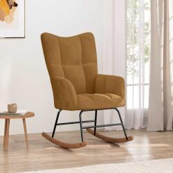 vidaXL barna bársony hintaszék (328147)