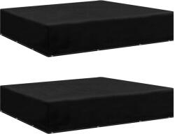 vidaXL 2 db kerti bútor huzat 12 fűzőlyukkal 250 x 250 x 70 cm (3082837)