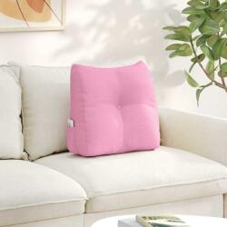 vidaXL Hátpárna Rózsaszín 45 x 24 x 50 cm szövet (42014369)
