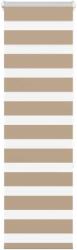 vidaXL zebrafüggönnyel homokbarna szövetszélesség 35, 9 cm poliészter (4014535)