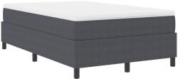 vidaXL Platform ágykeret Sötétszürke 120 x 200 cm szövet (3337403)