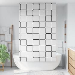vidaXL zuhanyzó redőny 130x240 cm szövet szélessége 126 cm (4014927)