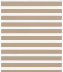 vidaXL zebrafüggönnyel homokbarna szövetszélesség 115, 9 cm poliészter (4014551)