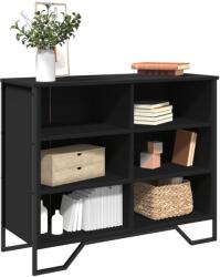 vidaXL fekete szerelt fa tálalószekrény 91 x 35, 5 x 74, 5 cm (848549)