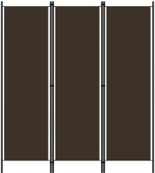 vidaXL barna 3 paneles paraván 150 x 180 cm (320716)