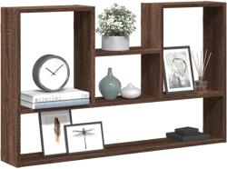vidaXL barna tölgyszínű szerelt fa fali polc 99 x 15 x 60 cm (853242)