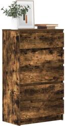 vidaXL füstös tölgy szerelt fa fiókos szekrény 60 x 36 x 103 cm (823021)