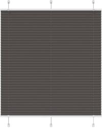 vidaXL pliszírozott redőny fekete 120x100 cm szövetszélesség 119, 4 cm (4015130)