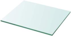 vidaXL 30x25 cm átlátszó panel üvegpolc (243810)