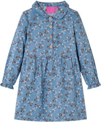 vidaXL Benzinkék hosszú ujjú gyerekruha 92 (14349)