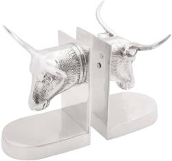 vidaXL Könyvtámaszok 2 pcs Ezüst 21, 5 x 15, 5 x 20 cm Alumínium (42000123)