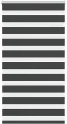 vidaXL zebrafüggönnyel fekete szövetszélesség 80, 9 cm poliészter (4014232)