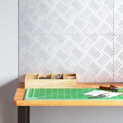 vidaXL Lépcsőfok Négyszögletes 4 pcs Ezüst 50 x 25 cm Alumínium (4104274)