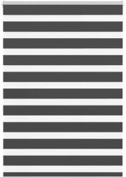 vidaXL zebrafüggönnyel fekete szövetszélesség 90, 9 cm poliészter (4014234)