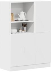 vidaXL 2 részes fehér szerelt fa Konyhai szekrénygarnitúrák (3324142)