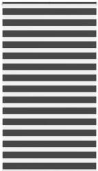 vidaXL zebrafüggönnyel fekete szövetszélesség 130, 9 cm poliészter (4014294)