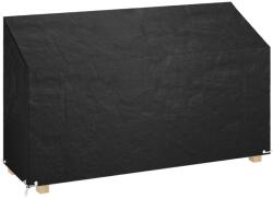 vidaXL polietilén kerti pad huzat 12 fűzőlyukkal 210x70x70/88 cm (319341)