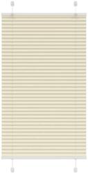 vidaXL pliszírozott redőny krém 80x100 cm szövetszélesség 79, 4 cm (4015275)
