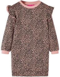 vidaXL Közepes rózsaszín gyerekpulóver-ruha 92 (14429)