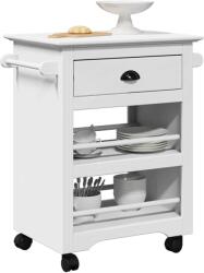 vidaXL konyhai kocsi "BODO" Fehér 67, 5x45x80 cm (4016878)