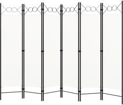 vidaXL fehér 6-paneles paraván 240 x 180 cm (320711)