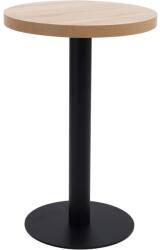 vidaXL világosbarna MDF bisztróasztal 50 cm (286418)