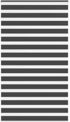 vidaXL zebrafüggönnyel fekete szövetszélesség 120, 9 cm poliészter (4014292)