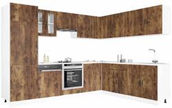 vidaXL 14 részes konyhaszekrény szett Porto füstölt tölgy műszaki fa (3314996)