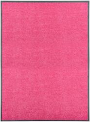 vidaXL rózsaszín kimosható lábtörlő 90 x 120 cm (323448)