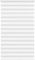 vidaXL zebrafüggönnyel fehér szövetszélesség 130, 9 cm poliészter (4014814)