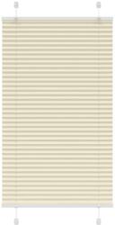 vidaXL pliszírozott redőny krém 80x150 cm szövetszélesség 79, 4 cm (4015292)