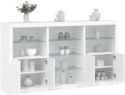 vidaXL fehér tálalószekrény LED-világítással 181, 5 x 37 x 100 cm (3209177)