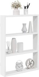 vidaXL fehér szerelt fa fali polc 43 x 9 x 60 cm (860049)
